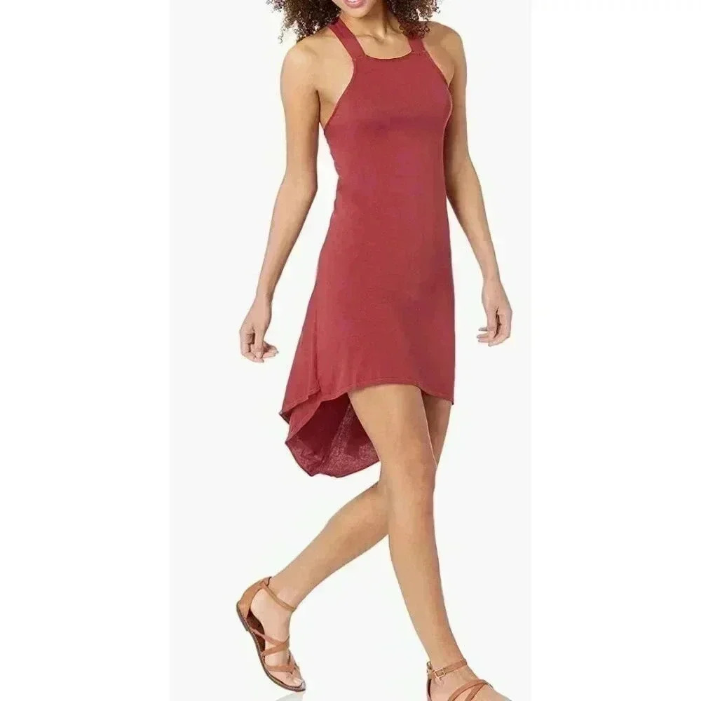 Lamade Women's Aria Cross Back Rayon Crepe Dress, Cadenza, Small